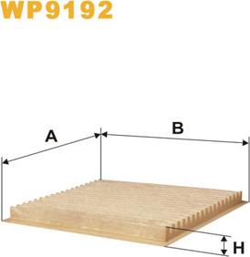 WIX Filters WP9192 - Filtre, air de l'habitacle cwaw.fr