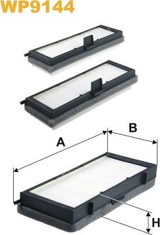 WIX Filters WP9144 - Filtre, air de l'habitacle cwaw.fr