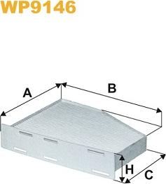 WIX Filters WP9146 - Filtre, air de l'habitacle cwaw.fr