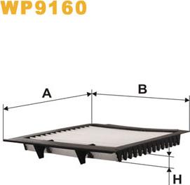 WIX Filters WP9160 - Filtre, air de l'habitacle cwaw.fr