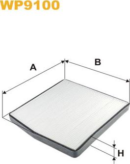 WIX Filters WP9100 - Filtre, air de l'habitacle cwaw.fr