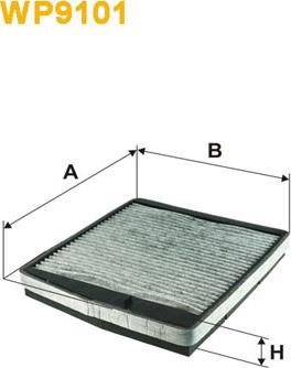 WIX Filters WP9101 - Filtre, air de l'habitacle cwaw.fr