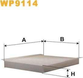 WIX Filters WP9114 - Filtre, air de l'habitacle cwaw.fr