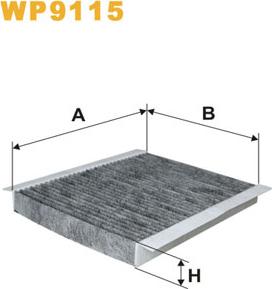 WIX Filters WP9115 - Filtre, air de l'habitacle cwaw.fr