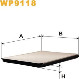 WIX Filters WP9118 - Filtre, air de l'habitacle cwaw.fr