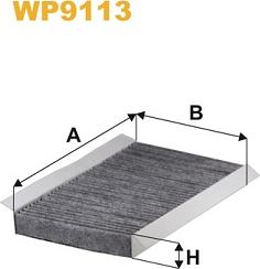 WIX Filters WP9113 - Filtre, air de l'habitacle cwaw.fr