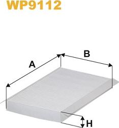 WIX Filters WP9112 - Filtre, air de l'habitacle cwaw.fr