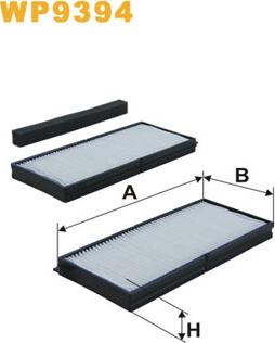 WIX Filters WP9394 - Filtre, air de l'habitacle cwaw.fr