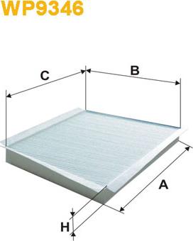 WIX Filters WP9346 - Filtre, air de l'habitacle cwaw.fr