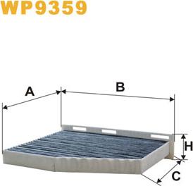 WIX Filters WP9359 - Filtre, air de l'habitacle cwaw.fr