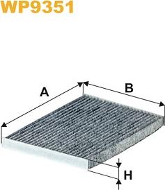 WIX Filters WP9351 - Filtre, air de l'habitacle cwaw.fr