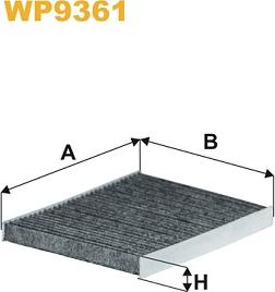 WIX Filters WP9361 - Filtre, air de l'habitacle cwaw.fr