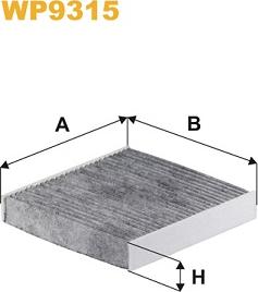 WIX Filters WP9315 - Filtre, air de l'habitacle cwaw.fr