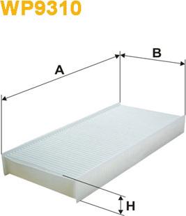 WIX Filters WP9310 - Filtre, air de l'habitacle cwaw.fr