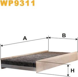 WIX Filters WP9311 - Filtre, air de l'habitacle cwaw.fr