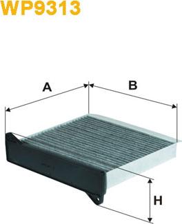 WIX Filters WP9313 - Filtre, air de l'habitacle cwaw.fr