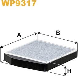 WIX Filters WP9317 - Filtre, air de l'habitacle cwaw.fr