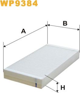 WIX Filters WP9384 - Filtre, air de l'habitacle cwaw.fr