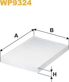 WIX Filters WP9324 - Filtre, air de l'habitacle cwaw.fr