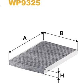 WIX Filters WP9325 - Filtre, air de l'habitacle cwaw.fr