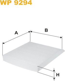 WIX Filters WP9294 - Filtre, air de l'habitacle cwaw.fr