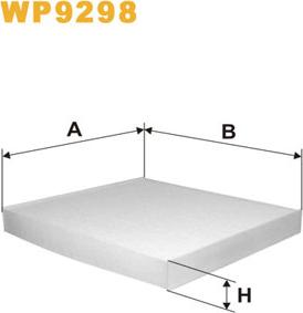 WIX Filters WP9298 - Filtre, air de l'habitacle cwaw.fr