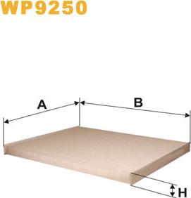 WIX Filters WP9250 - Filtre, air de l'habitacle cwaw.fr