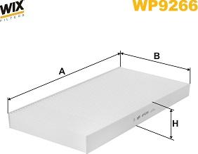 WIX Filters WP9266 - Filtre, air de l'habitacle cwaw.fr