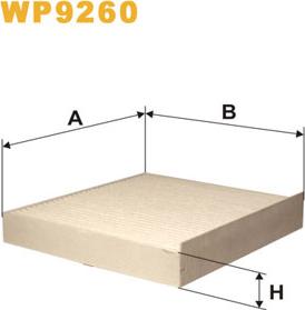 WIX Filters WP9260 - Filtre, air de l'habitacle cwaw.fr