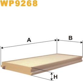 WIX Filters WP9268 - Filtre, air de l'habitacle cwaw.fr