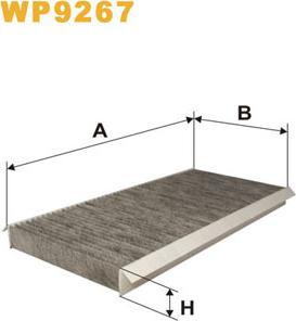 WIX Filters WP9267 - Filtre, air de l'habitacle cwaw.fr