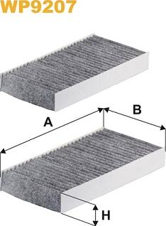 WIX Filters WP9207 - Filtre, air de l'habitacle cwaw.fr