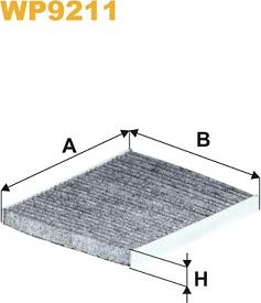 WIX Filters WP9211 - Filtre, air de l'habitacle cwaw.fr