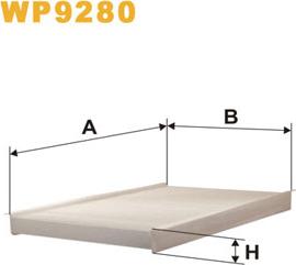 WIX Filters WP9280 - Filtre, air de l'habitacle cwaw.fr