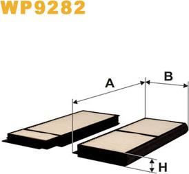 WIX Filters WP9282 - Filtre, air de l'habitacle cwaw.fr