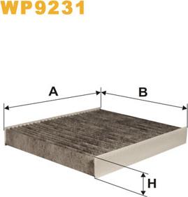 WIX Filters WP9231 - Filtre, air de l'habitacle cwaw.fr