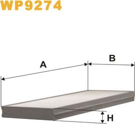 WIX Filters WP9274 - Filtre, air de l'habitacle cwaw.fr