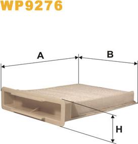 WIX Filters WP9276 - Filtre, air de l'habitacle cwaw.fr