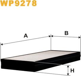 WIX Filters WP9278 - Filtre, air de l'habitacle cwaw.fr