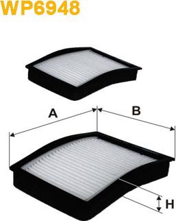 WIX Filters WP6948 - Filtre, air de l'habitacle cwaw.fr