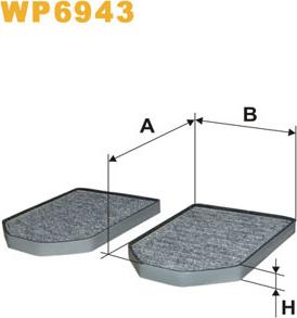 WIX Filters WP6943 - Filtre, air de l'habitacle cwaw.fr