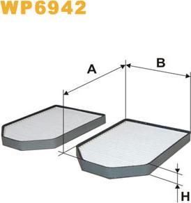 WIX Filters WP6942 - Filtre, air de l'habitacle cwaw.fr