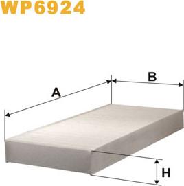 WIX Filters WP6924 - Filtre, air de l'habitacle cwaw.fr