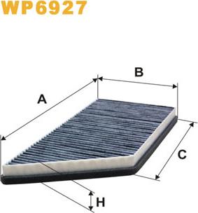 WIX Filters WP6927 - Filtre, air de l'habitacle cwaw.fr