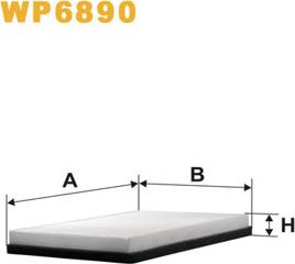 WIX Filters WP6890 - Filtre, air de l'habitacle cwaw.fr