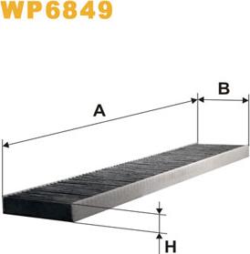 WIX Filters WP6849 - Filtre, air de l'habitacle cwaw.fr