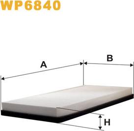 WIX Filters WP6840 - Filtre, air de l'habitacle cwaw.fr