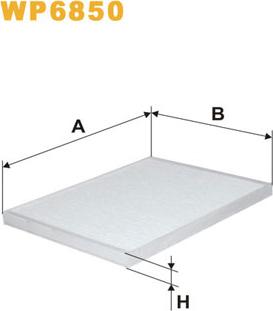 WIX Filters WP6850 - Filtre, air de l'habitacle cwaw.fr