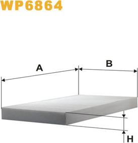 WIX Filters WP6864 - Filtre, air de l'habitacle cwaw.fr