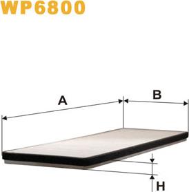 WIX Filters WP6800 - Filtre, air de l'habitacle cwaw.fr